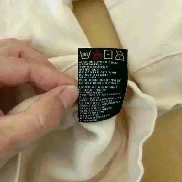 Brunette The Label 2T Girls ‘Blonde’ Crewneck Sweatshirt Light Pink - Picture 5 of 5